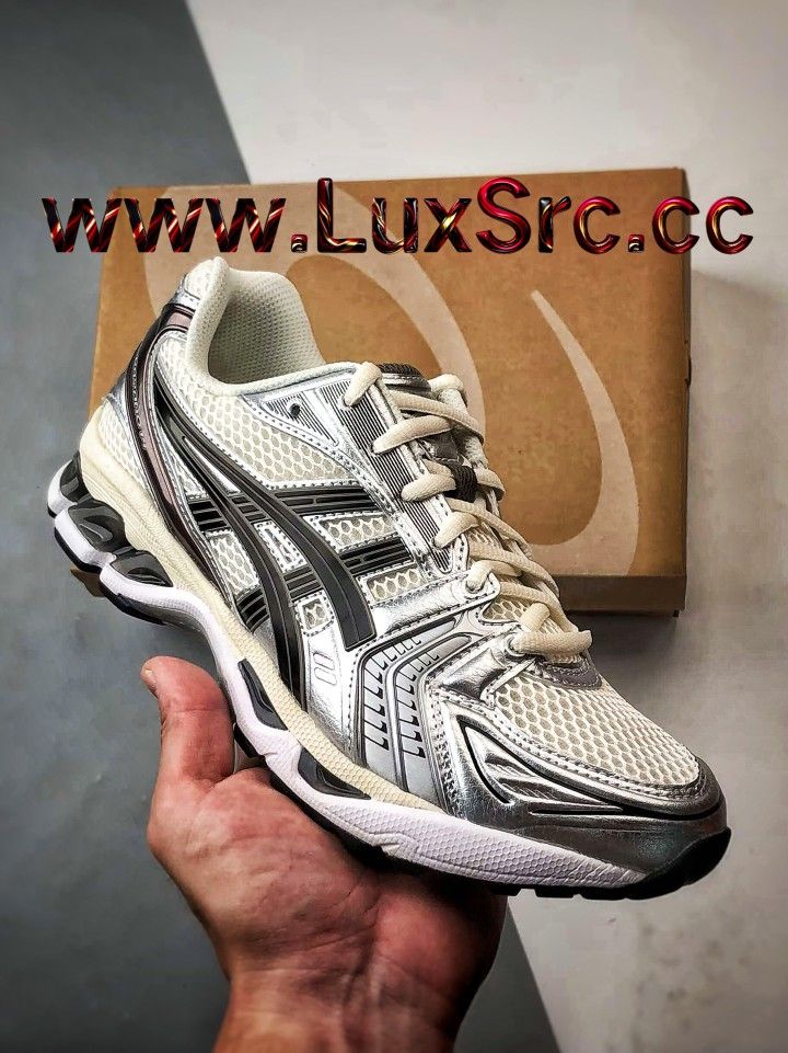 Asics Gel-Kayano 14 Black White Silver Shoes