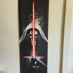 Star Wars Kylo Ren 6ft Canvas Poster Banner