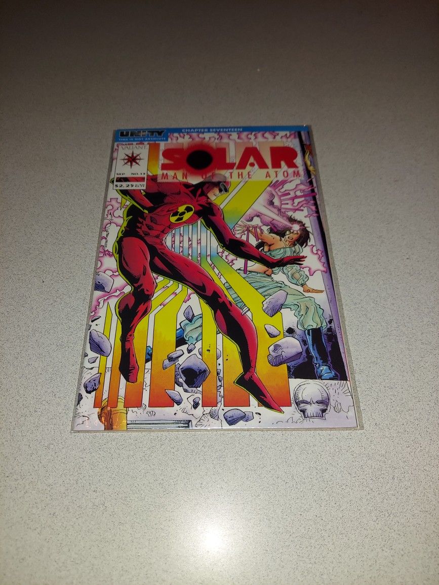 1992 SOLAR MAN OF THE ATOM COMIC BAGGED AND BOARDED