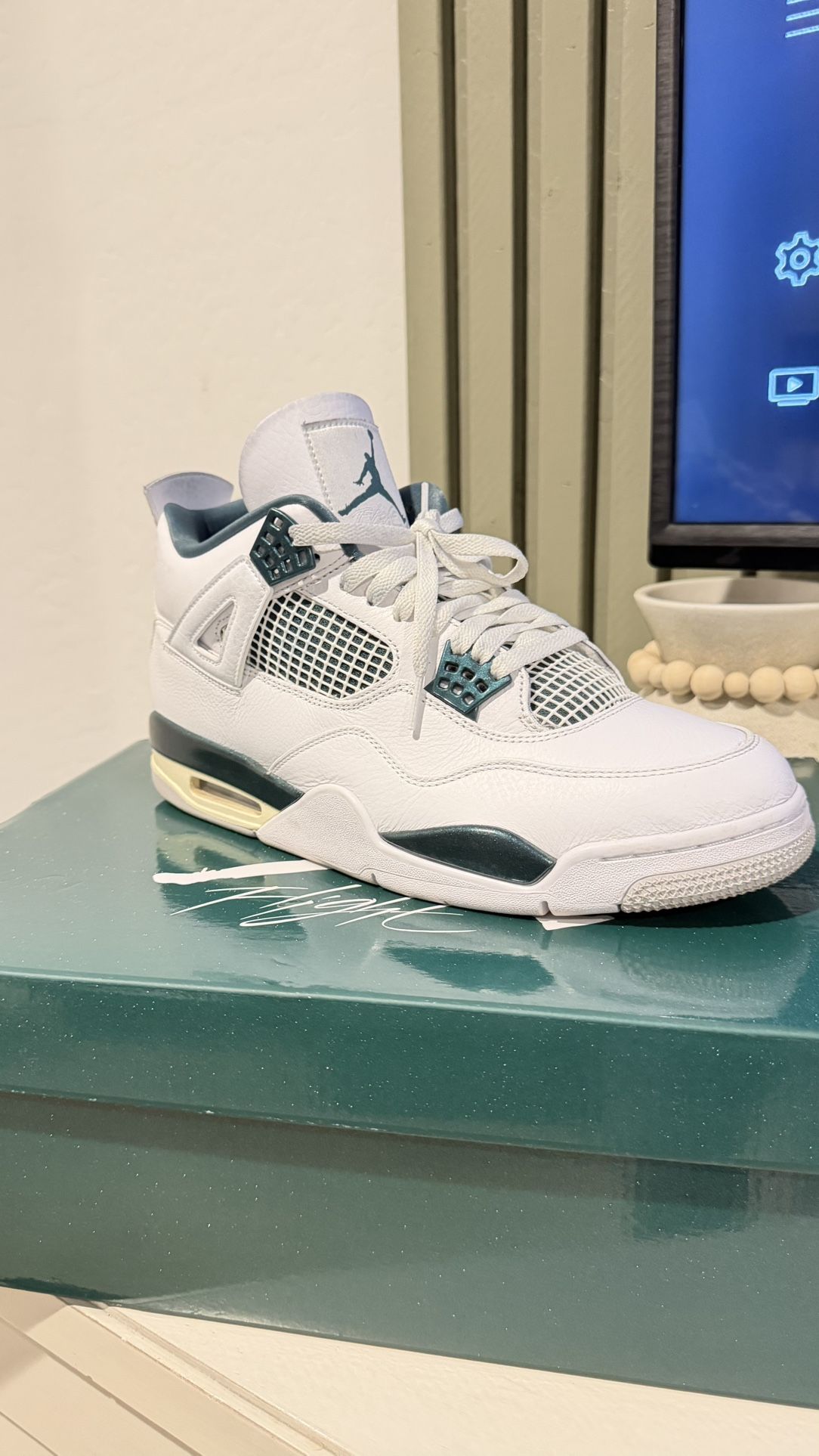 Jordan 4s Retro Oxidized Green