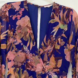 Multi Color Romper / Long Sleeve 