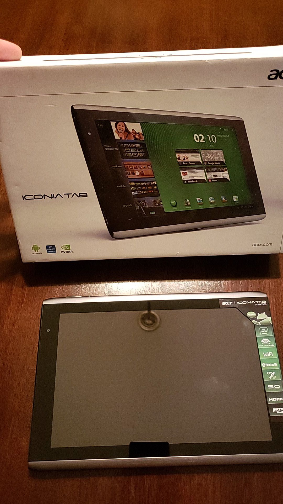 Acer Iconia android tablet
