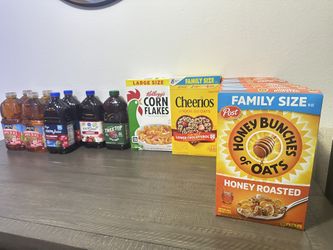 Cereal & Juices ( Info On Description)