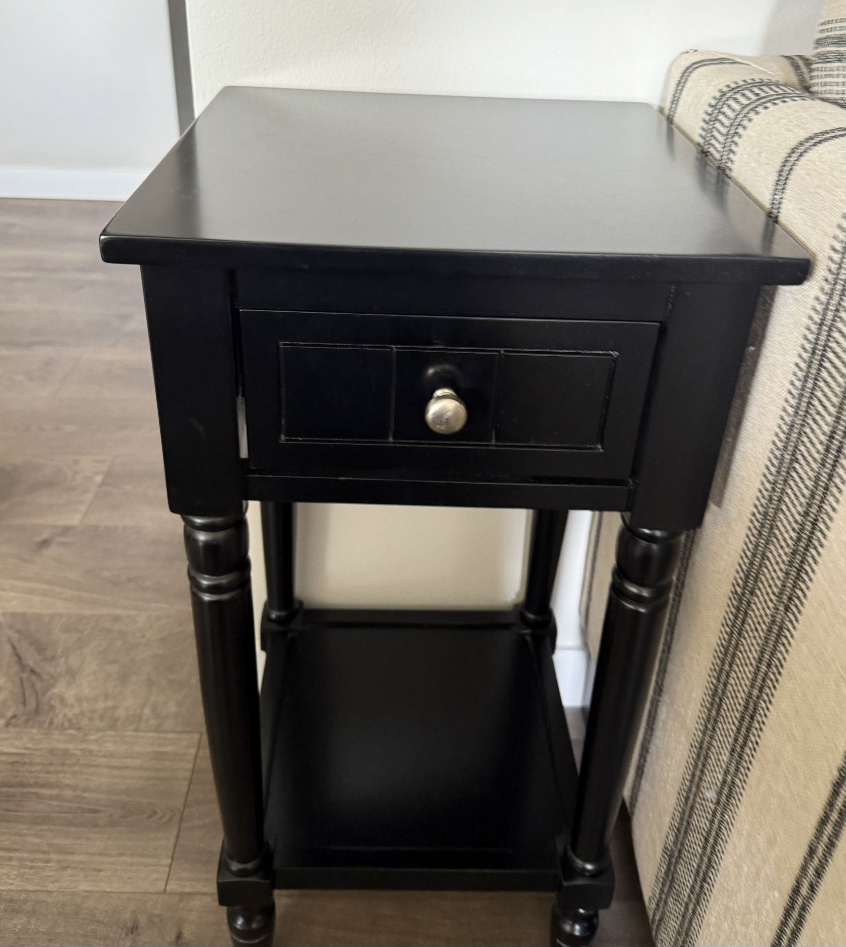 Black Side Table