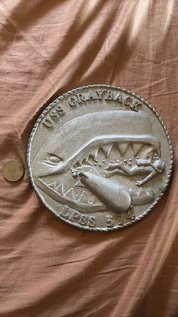 USS GRAYBACK ALUMINUM plaque