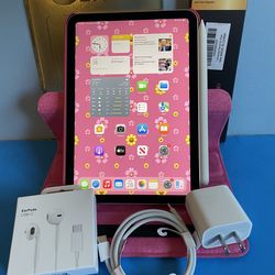 Apple iPad Mini 6th Generation (2021 model / Pink) 64GB with Pink Case, Pen & Accessories