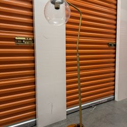 Clear Round Floor Lamp