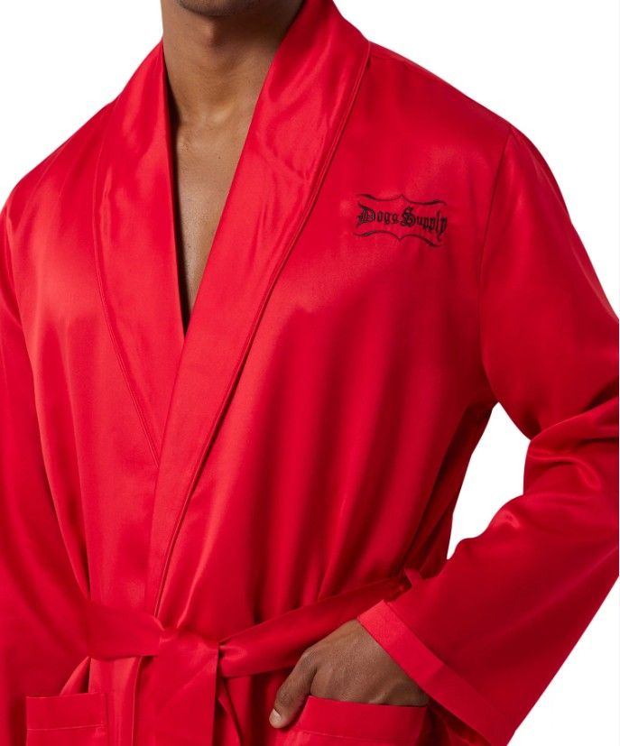 Dogg Supply by Snoop Dogg Mens Poly Satin Robe.... CHECK OUT MY PAGE FOR MORE ITEMS