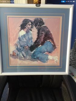 Painting Of Lovers …Aldo Luongo’s “Windy Day AP”