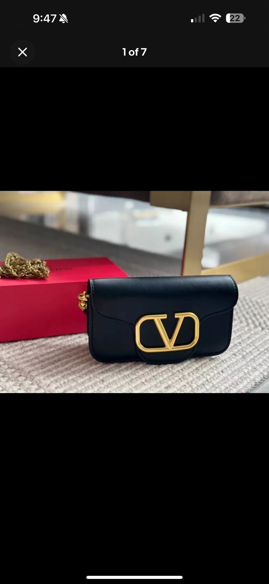 VALENTINO GARAVANI LOCÒ SMALL SHOULDER BAG IN CALFSKIN
