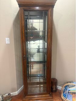 Glass display case