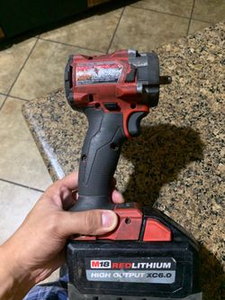 Milwaukee impact 3/8 drive with high output battery