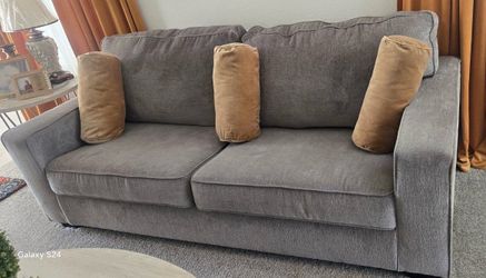 Gray Fabric couches set of two