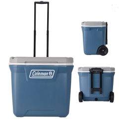 Coleman 316 Series Ice Cooler 60 Quart With Wheels New Blue Color