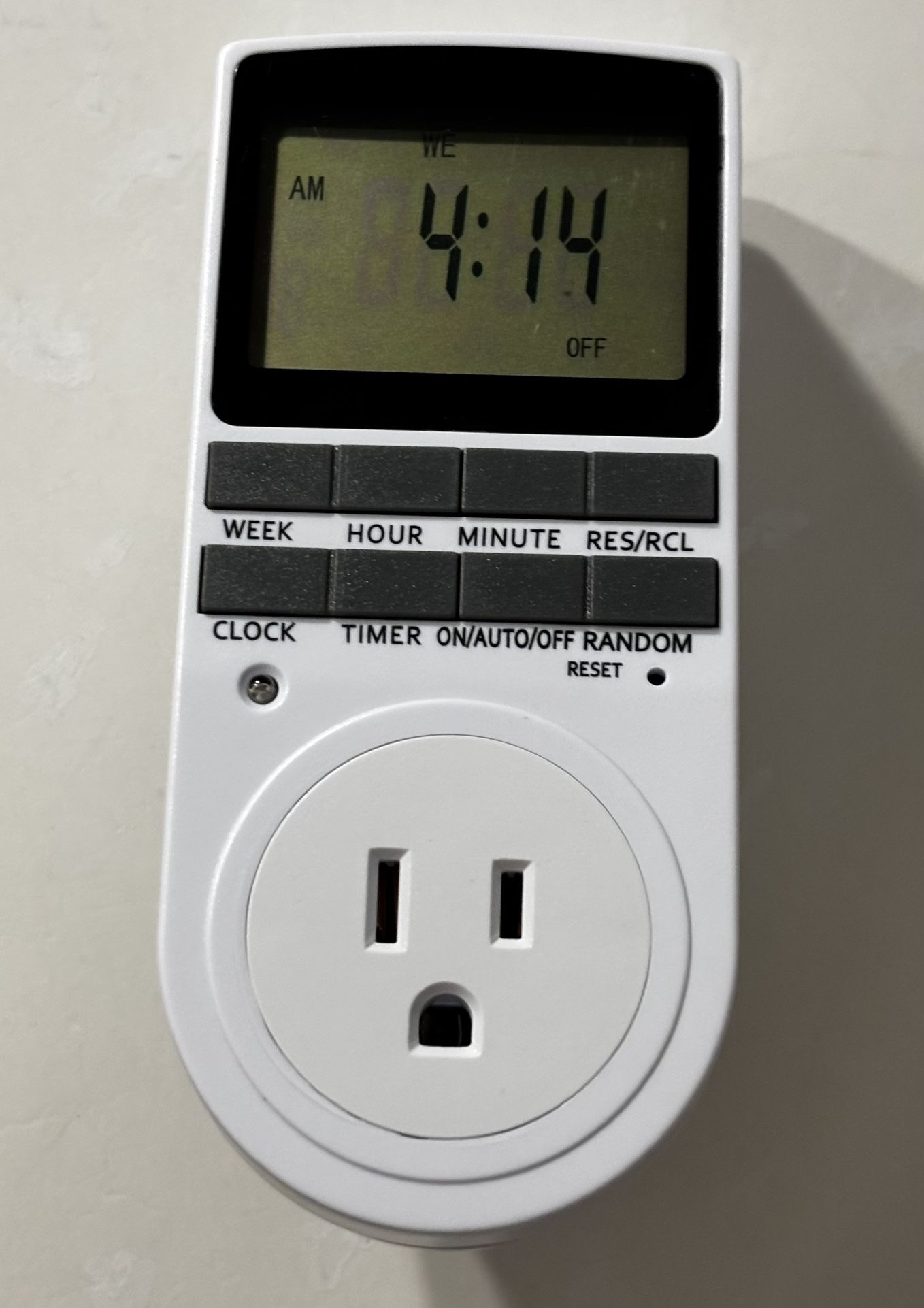 Programmable Digital Outlet Timer (Single-Outlet, generic)