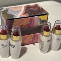Set of 4 Lipsticks With Box Included 