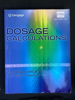 Dosage Calculations Ninth Edition Textbook
