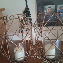 Geometric Candle  Holders