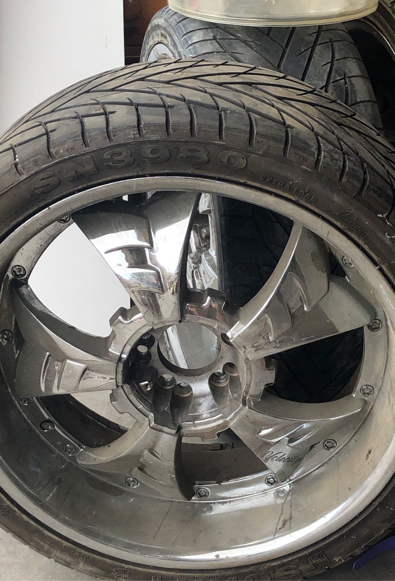 Velocity 22” rims and tires