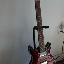 Hamer Dark Cherry Archtop guitar