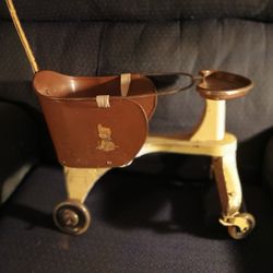 Antique Metal Stroller 
