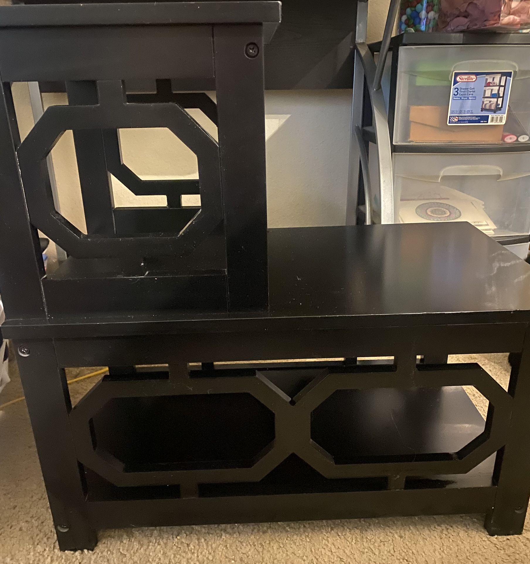 Black End Table