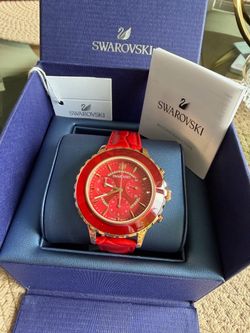 SWAROVSKI OCTEA LUX CHRONOGRAPH WOMEN WATCH RED