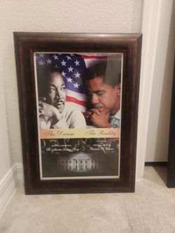 Martin Luther King Jr and President Obama