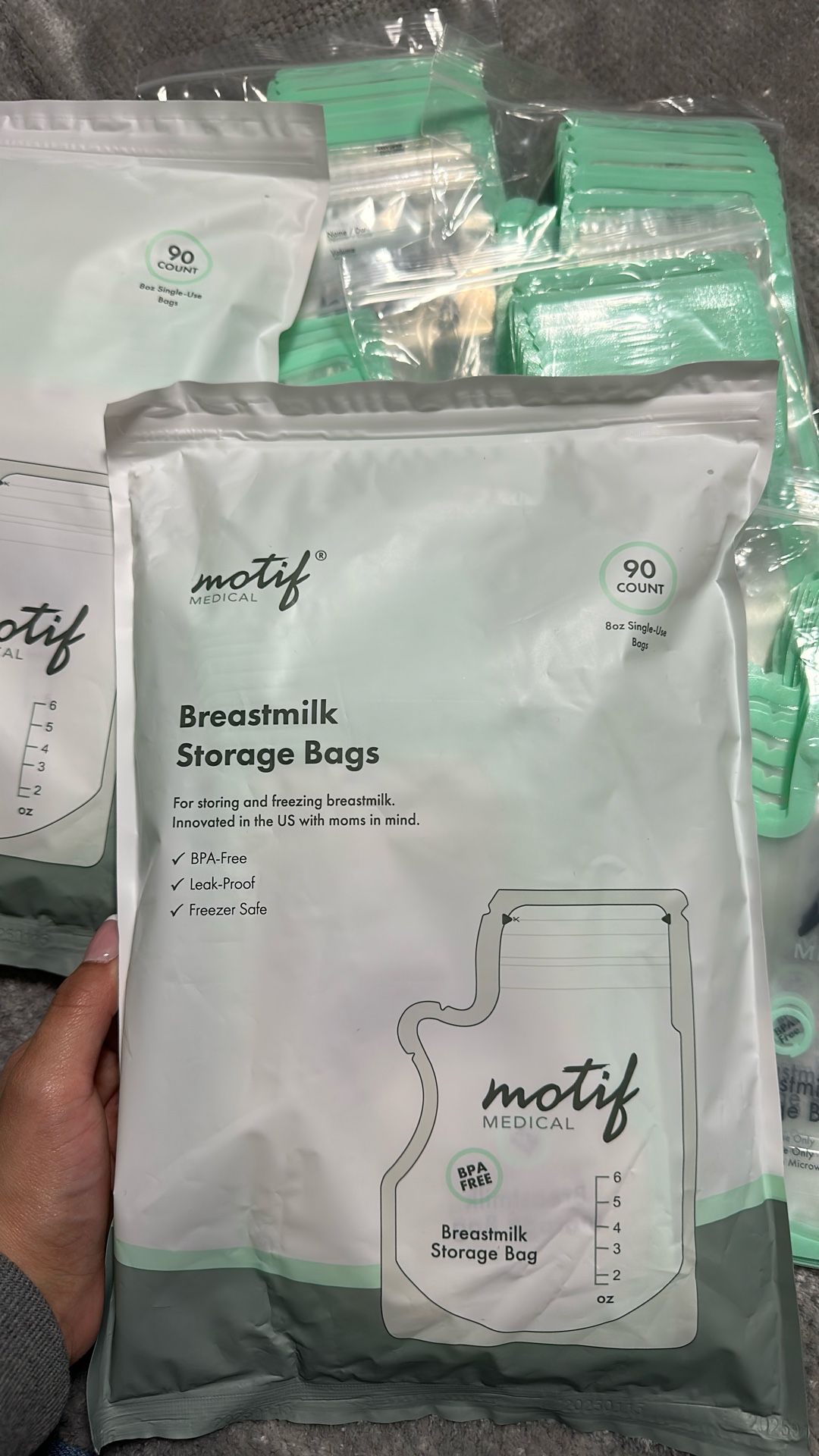 Hundreds Of Breast milk Storage Bags