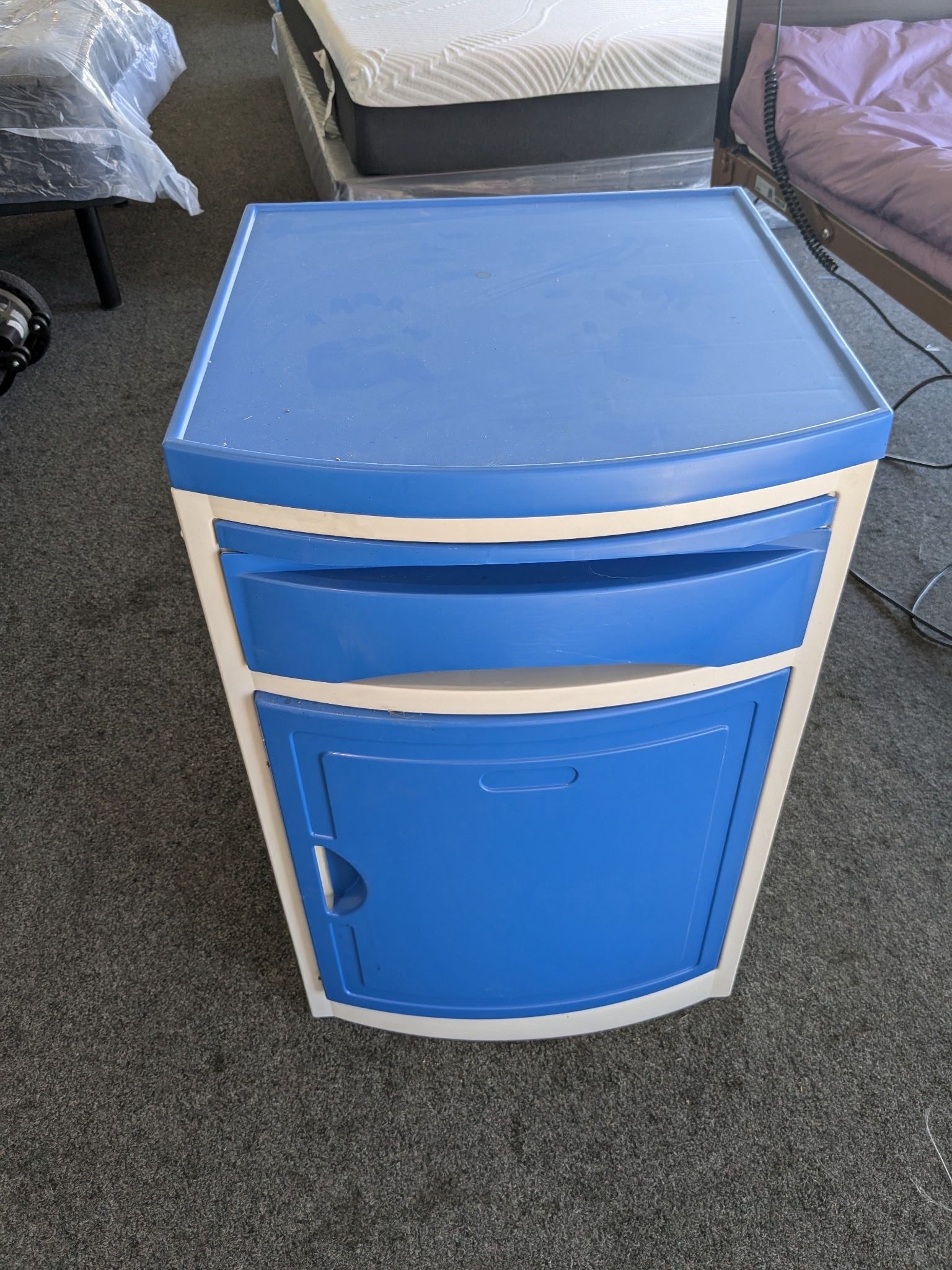 Abs Plastic Hospital Bedside Storage