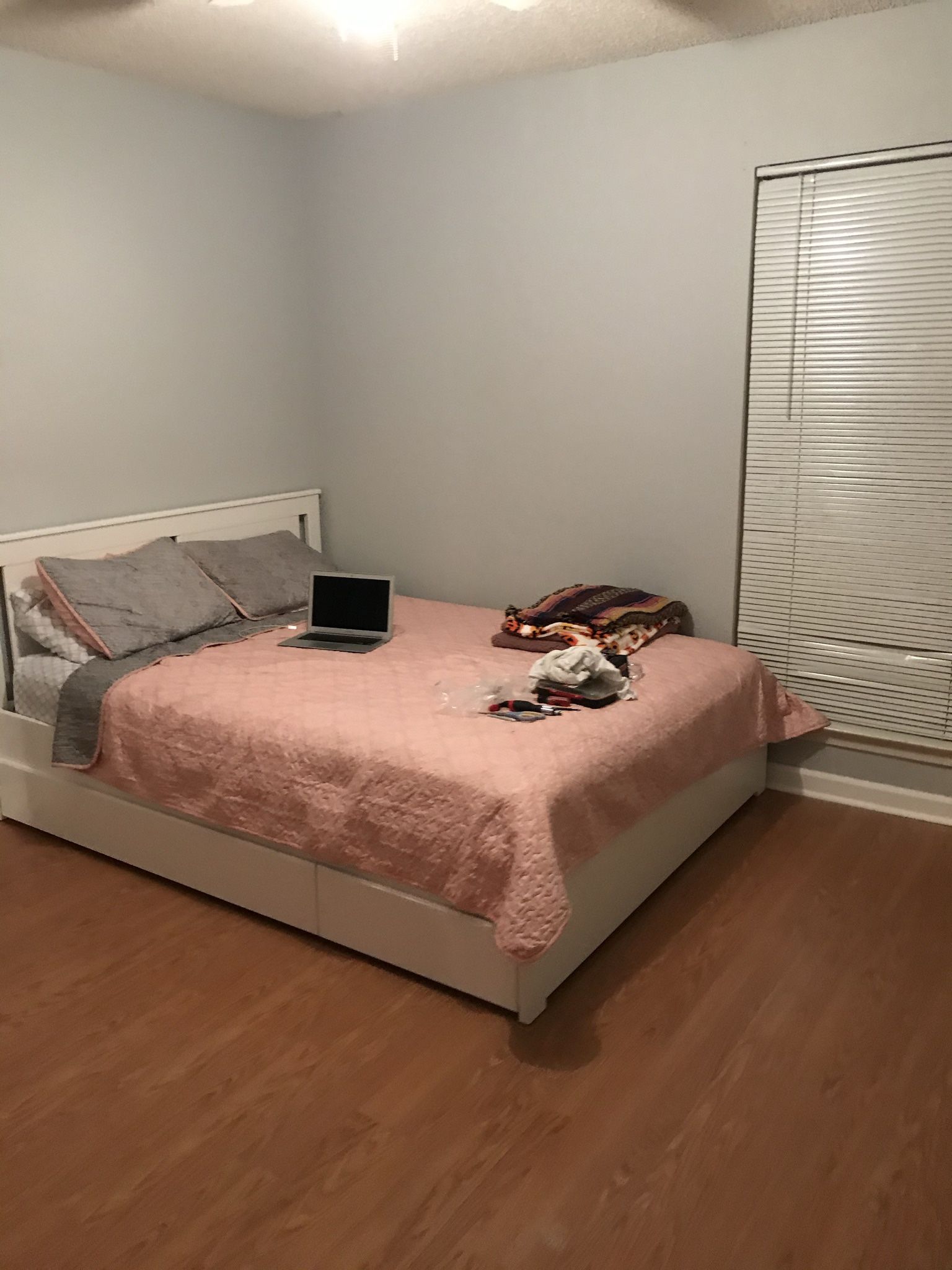 Queen Bed Frame W Storage