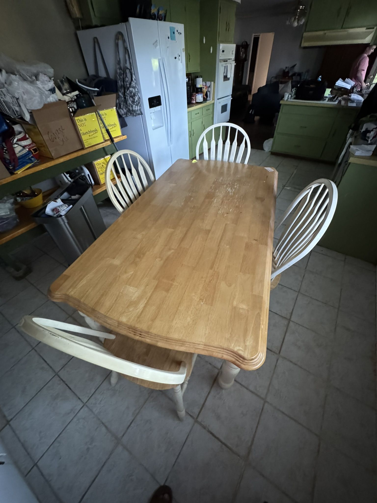 Oak Dinning Table With Chairs