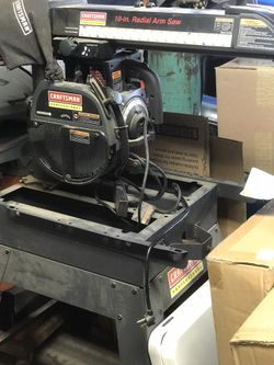 Radial Arm Saw