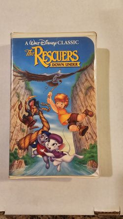 VHS DISNEY THE RESCUERS  Black Diamond Classics