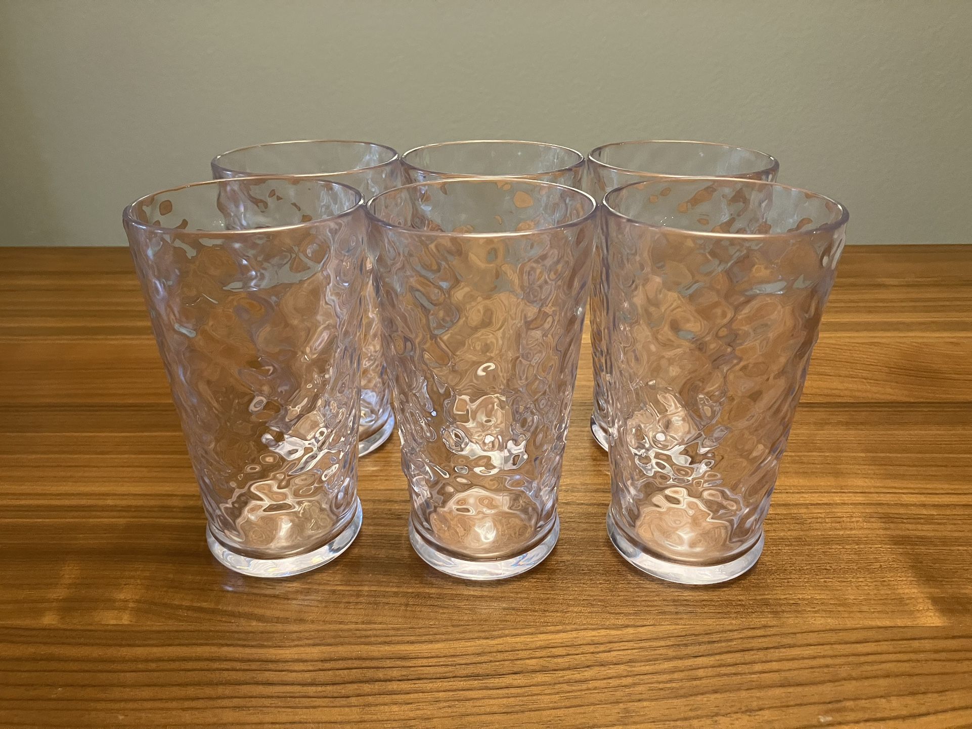 Williams Sonoma Valencia Etched Tritan Tall Tumblers, Set of 6