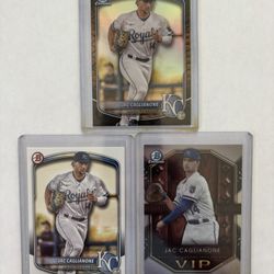 Jac Caglianone Royals prospect baseball card lot