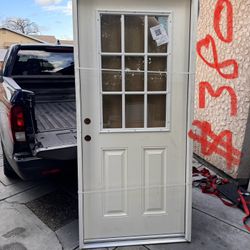 Puerta Nueva de Exterior De Fiberglass Abre Asia Afuera 