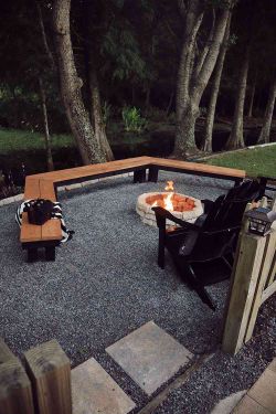 🪵 Custom Hexagonal Fire Pit Bench – Built to Order