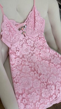 For Love & Lemons Creamsicle Lace Slip Dress Size M