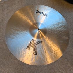 21 Inch Zildjian K sweet Ride Cymbal 