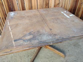 Vintage White & Harris Solid Oak Pedestal Dining Table