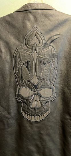 Leather Moto Vest