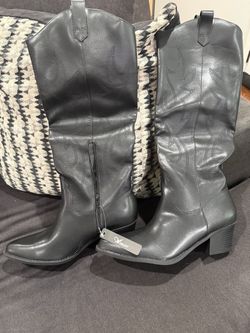 4 pairs of Athlefit Women's Knee-High Cowboy Boots $25 each pair