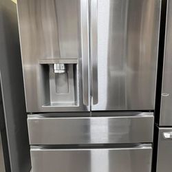 NEW LG MAX 4-Door French Door Smart Refrigerator w/Full-Convert Drawer+WATER+DUAL ICE 