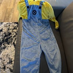 Child 4-6 Minion Halloween Costume 