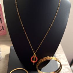 Gold Plated Jewelry Set 