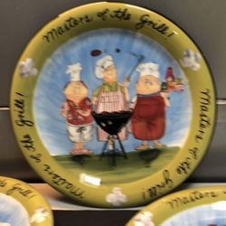 3 Master’s of the Grill 11” Dinner Plates
