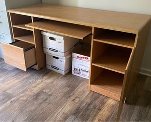 Solid Wood Computer Desk