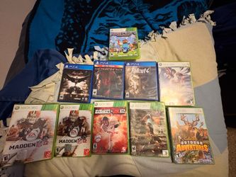 XBOX 360 & PS4 GAMES FOR SALE!
