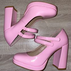 Pink Patent Steven Madden Heel 